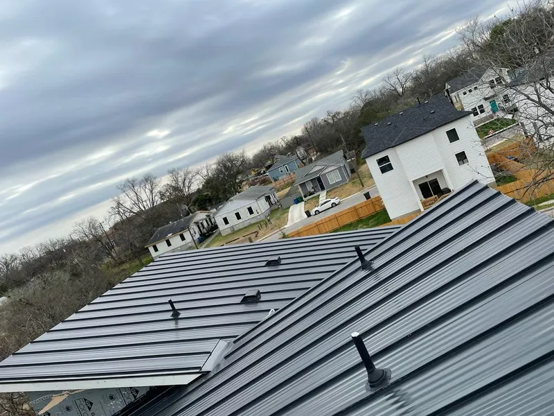 Standing seam metal roof panels with vents for Skylight Repair in Painesville